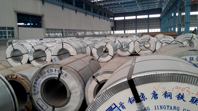 ASTM laminado A653 galvanizou a bobina de aço da tira, construção ss bobina