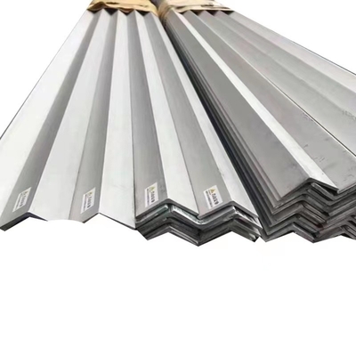 Ferro de ângulo de aço inoxidável galvanizado equilateral 201 304 316l laminados a alta temperatura de 1 polegada 430