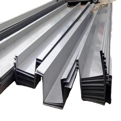 304 Curved Stainless Steel Roof Gutter Stainless Steel Structural Channel 410 316Ti